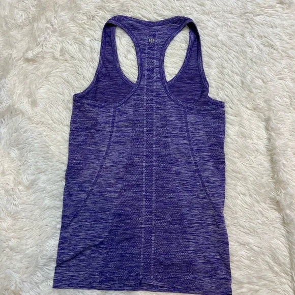 Lululemon Run: Swiftly Tech Racerback Heathered Bruised Berry - Picture 2 of 5